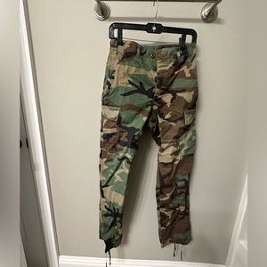 Camouflage cargo pants